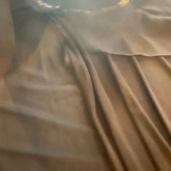 Black sheer shawl sleeve formal dress - 14 - Picture 5 of 6